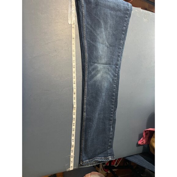 Old Navy Mens Slim Built-In Flex Jeans 36X34 Dark Wash Denim - Picture 5 of 11